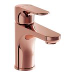 VitrA Root Round Compact Basin Mixer - Soft Copper
