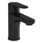 VitrA Root Round Compact Basin Mixer - Matt Black