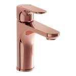 VitrA Root Round Basin Mixer - Soft Copper