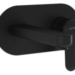 VitrA Root Round Integrated Basin Mixer - Matt Black