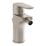 VitrA Root Round Bidet Mixer - Brushed Nickel