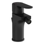 VitrA Root Round Bidet Mixer - Matt Black