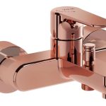 VitrA Root Round Wall Mounted Bath/Shower Mixer - Soft Copper