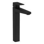 VitrA Root Square Tall Basin Mixer - Matt Black