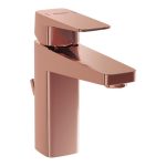 VitrA Root Square Basin Mixer w/Waste Lever - Soft Copper