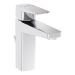 VitrA Root Square Basin Mixer w/Waste Lever - Chrome