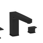 VitrA Root Square 4-Hole Bath/Shower Mixer - Matt Black