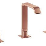 VitrA Suit 3-Hole Basin Mixer - Soft Copper