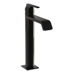 VitrA Suit Tall Basin Mixer (Top Handle) - Gloss Black