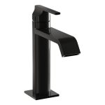 VitrA Suit Basin Mixer (Top Handle) - Gloss Black