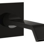 VitrA Suit Wall Mounted Bath Spout - Gloss Black