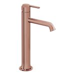 VitrA Origin Classic Tall Basin Mixer (Top Handle) - Soft Copper