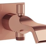 VitrA Suit Wall Mounted Bath/Shower Spout - Soft Copper