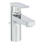 VitrA Flow Square Basin Mixer w/Waste Lever - Chrome