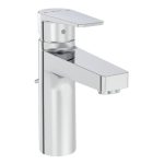 VitrA Flow Square Large Basin Mixer w/Waste Lever - Chrome