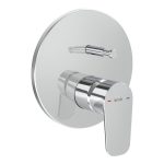 VitrA Flow Soft Integrated Bath Mixer Valve - Chrome