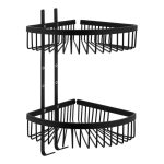 VitrA Root Double Sponge Basket - Matt Black