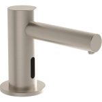 VitrA Origin Touch Free Short Soap Dispenser (Battery) - Brushed Nickel
