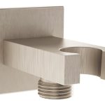 VitrA Root Square Built-In Hand Shower Outlet - Brushed Nickel