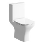 Hollow Soft Close Toilet Seat - White