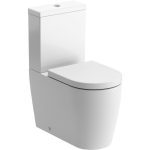 Ebb Rimless Close Coupled Fully Shrouded WC & Soft Close Seat