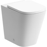 Aquaria Square Soft Close Toilet Seat - White