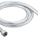1.5m Easy Clean PVC Shower Hose - Chrome