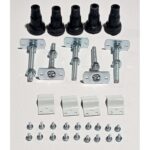 //2Go 45mm Low Profile Riser Set for 800/900mm Quadrant Trays - White