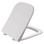 Aquaria Square Soft Close Toilet Seat (Slim Depth) - White