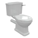 Summit Close Coupled WC & Soft Close Seat w/Chrome Finishes