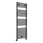 Inferno Round Ladder Radiator (500x1450x50mm) - Black