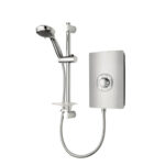 Triton Aspirante 8.5kW Contemporary Electric Shower - Brushed Steel