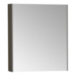VitrA 620x695mm Mirrored Cabinet (RH Hinge) - Brushed Chrome