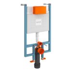 VitrA V-Fix Core WH 8cm 3/6L WC Frame & Cistern