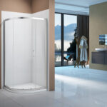 Merlyn Vivid Boost 1000mm 1 Door Quadrant - Chrome