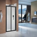 Merlyn Vivid Boost 1000mm Bi-fold Door - Matt Black