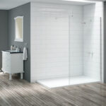 Merlyn 1600mm Wetroom Panel - Chrome