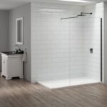 Merlyn 600mm Wetroom Panel - Matt Black