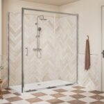 Core 1000mm Sliding Door - Chrome