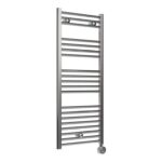 Oaklands Electric Straight Ladder Radiator (500x1200x50mm) - Chrome
